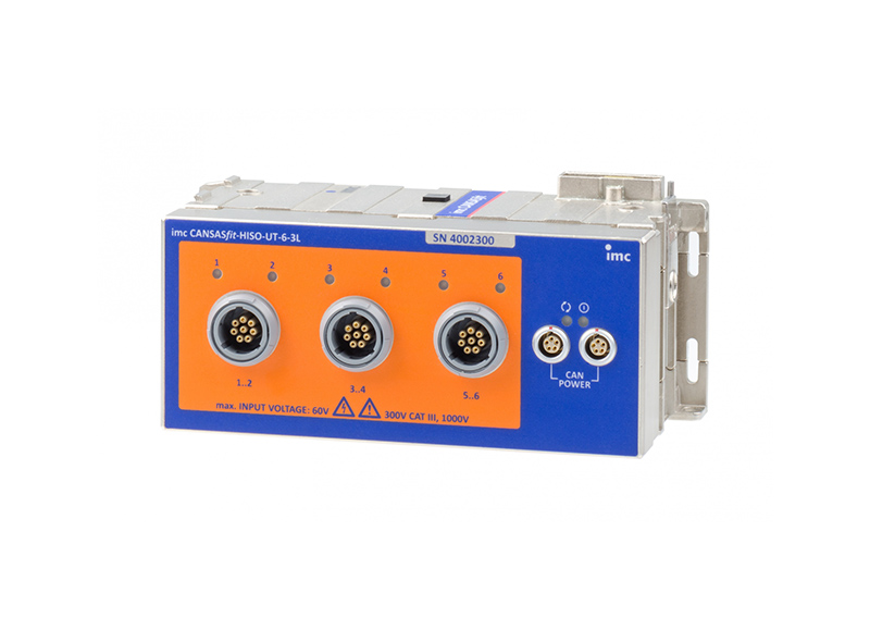 [Translate to Chinese (Simplified):] High isolation 6-channel CAN measurement module for voltage, temperature (RTD) and resistance (NTC)