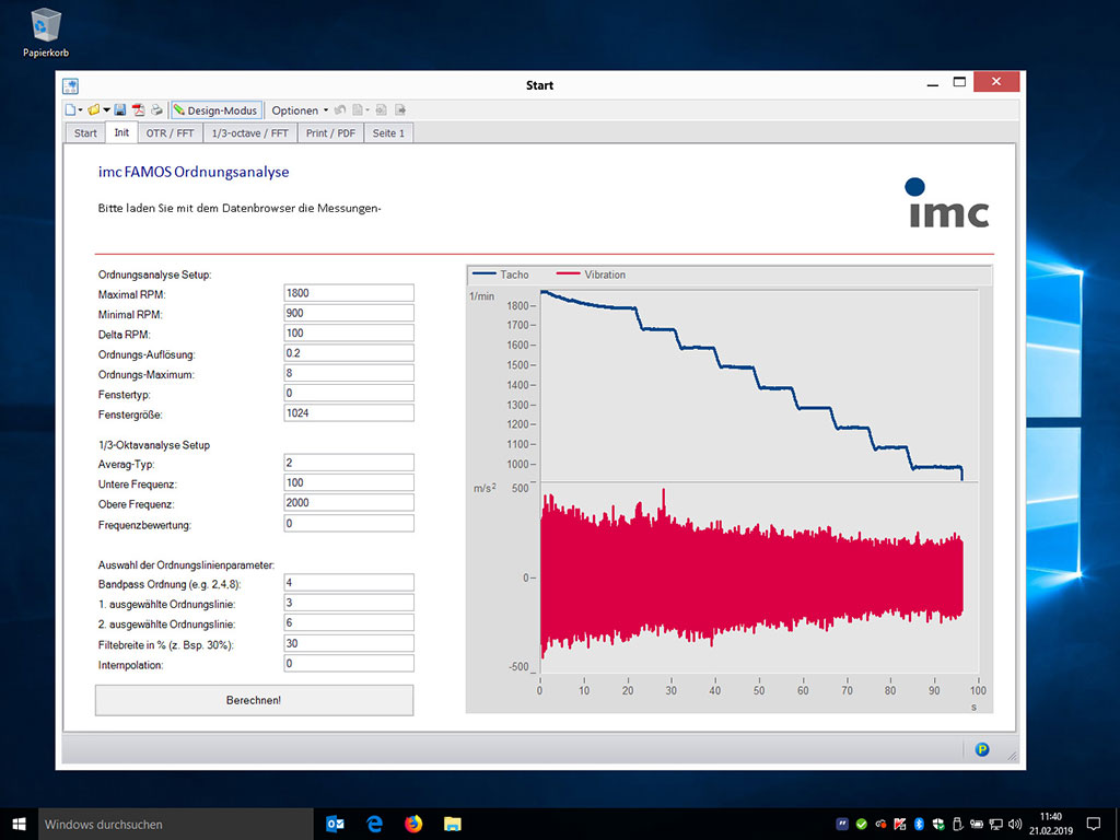 Apps in imc FAMOS 7.4 