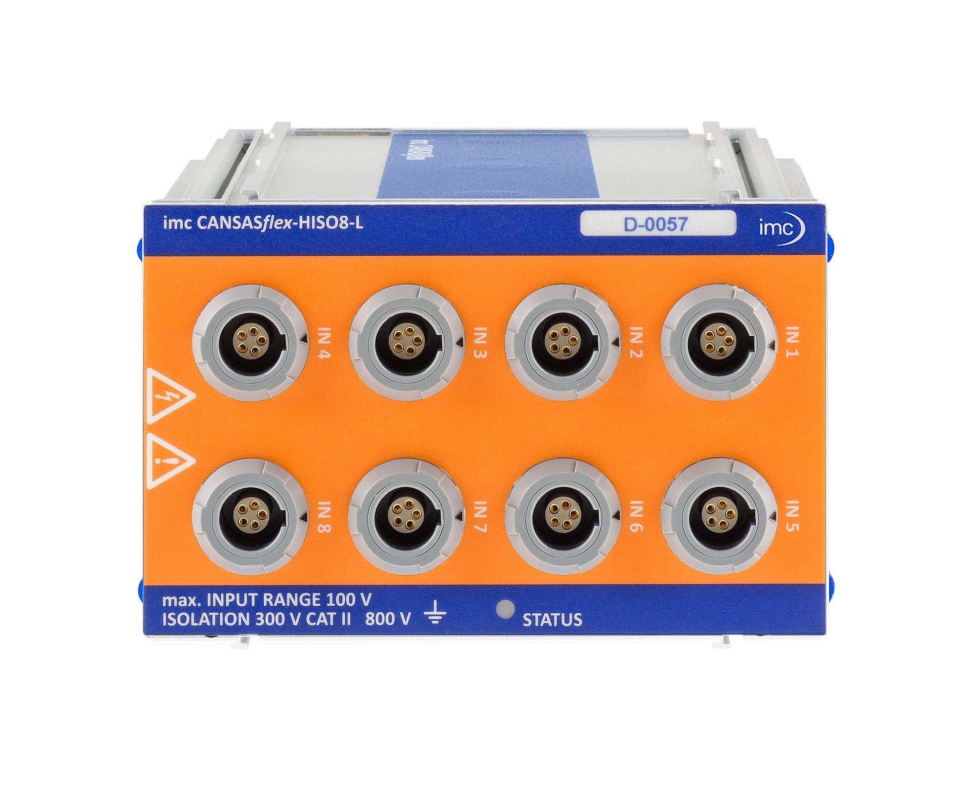 [Translate to Chinese (Simplified):] High isolation CAN measurement modules for measuring PT100 / 1000 and low voltages riding on  levels up to 800 V