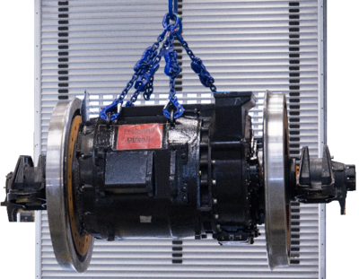 [Translate to Chinese (Simplified):] Drehgestell mit Antriebseinheit zum 