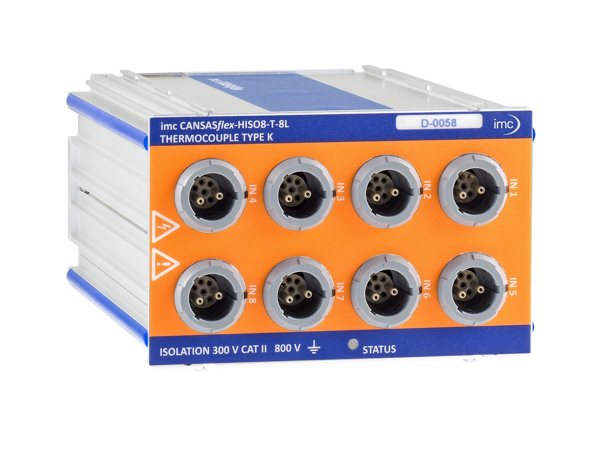 [Translate to Chinese (Simplified):] Measurement module series for safe and precise measurement of temperatures and low voltages at high voltage common mode levels of up to 800 V.]