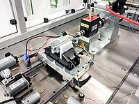 Test stand for characteristic curves of DC motors