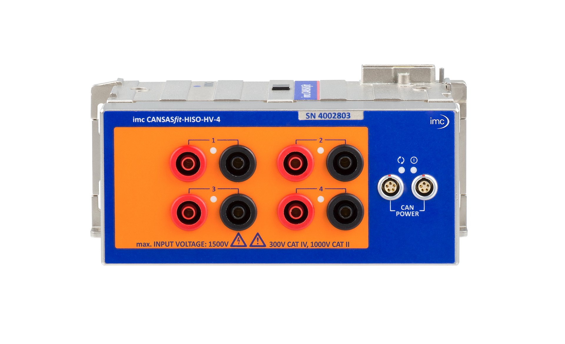 [Translate to Chinese (Simplified):] hochisolierendes 4-kanaliges CAN-Messmodul für hohe Spannungen