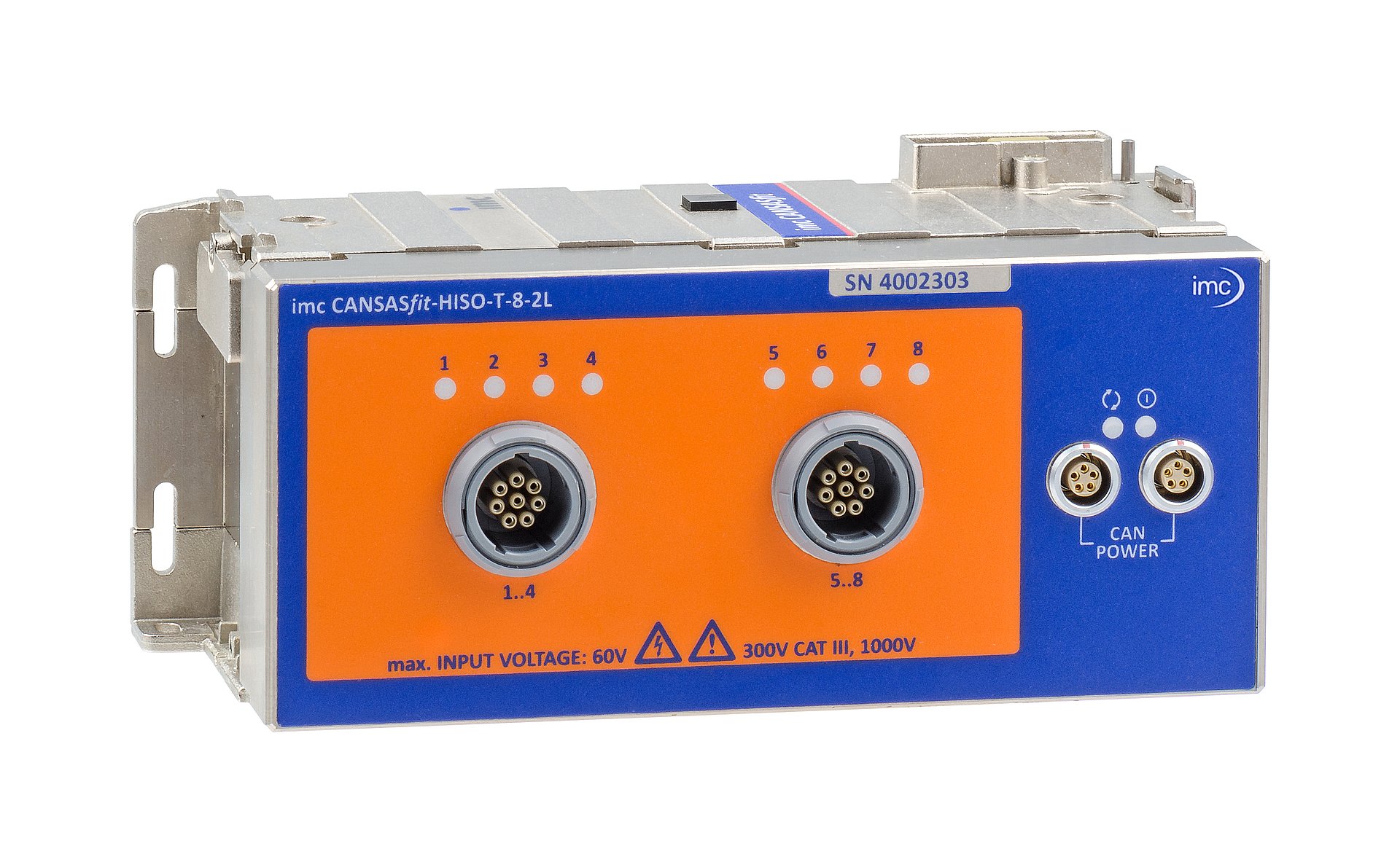 [Translate to Chinese (Simplified):] High isolation 6-channel CAN measurement module for voltage, temperature (RTD) and resistance (NTC)